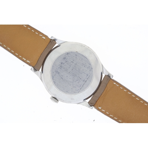 54 - VINTAGE IWC REFERENCE 309 MECHANICAL WRISTWATCH CIRCA 1950's, circular patina dial with baton hour m... 