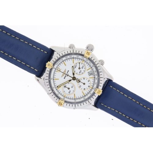 58 - BREITLING COCKPIT AUTOMATIC REFERENCE B30012 CIRCA 1990's, circular white dial with gold baton hour ... 
