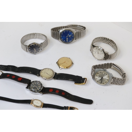 TO BE SOLD WITHOUT RESERVE JOB LOT OF 8 WATCHES INCLUDING CORUMN