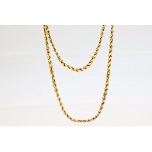 1005 - High Carat Chain, tested as 18ct+ believed to be 20-22ct, approx 27g gross