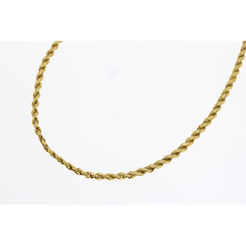 1005 - High Carat Chain, tested as 18ct+ believed to be 20-22ct, approx 27g gross