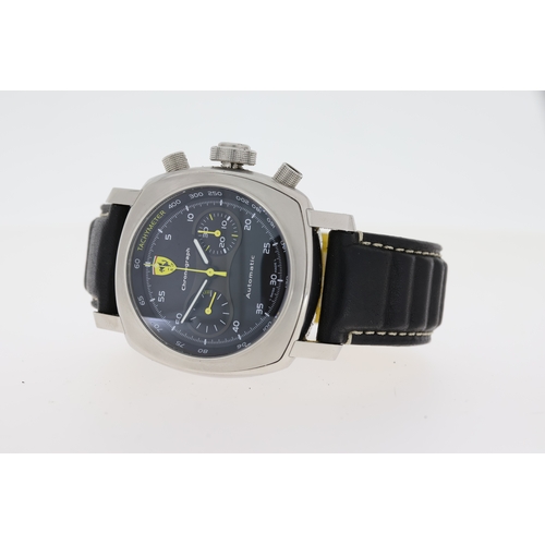 19 - PANERAI FERRARI SCUDERIA CHRONOGRAPH LIMITED EDITION REFERENCE FER00008 WITH BOX, With a bold 45mm s... 