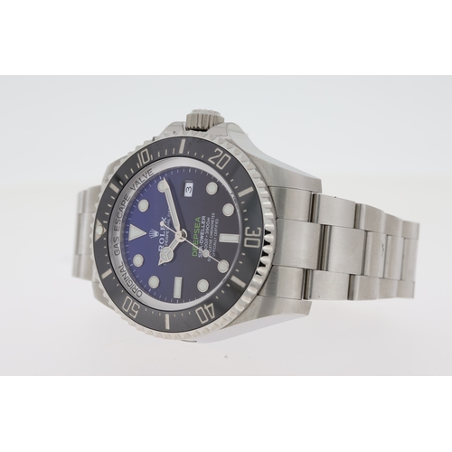 53 - ROLEX SEA DWELLER DEEPSEA 'JAMES CAMERON' REFERENCE 126660 WITH PAPERS 2022,  D-Blue dial, luminous ... 