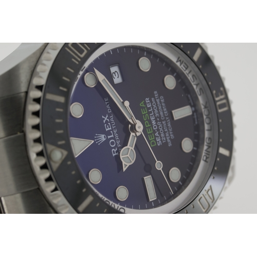 53 - ROLEX SEA DWELLER DEEPSEA 'JAMES CAMERON' REFERENCE 126660 WITH PAPERS 2022,  D-Blue dial, luminous ... 