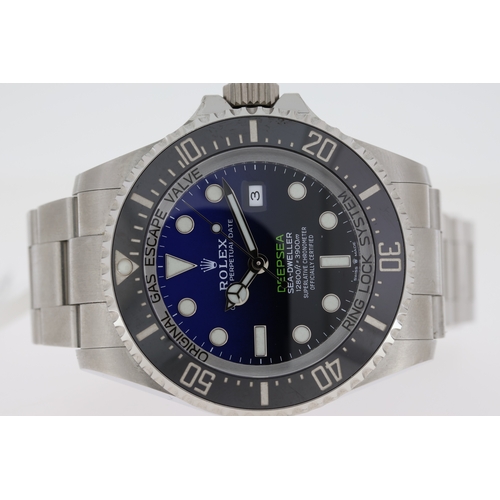 53 - ROLEX SEA DWELLER DEEPSEA 'JAMES CAMERON' REFERENCE 126660 WITH PAPERS 2022,  D-Blue dial, luminous ... 