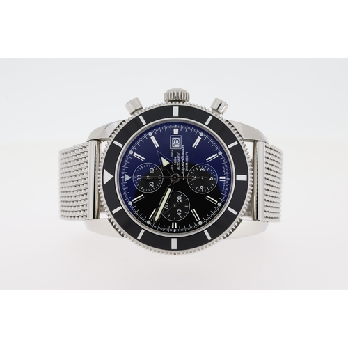 69 - BREITLING SUPEROCEAN HERITAGE CHRONO REFERENCE A13320 WITH BOX AND PAPERS 2016, 44mm stainless steel... 