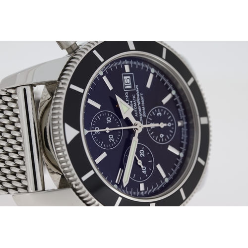 69 - BREITLING SUPEROCEAN HERITAGE CHRONO REFERENCE A13320 WITH BOX AND PAPERS 2016, 44mm stainless steel... 