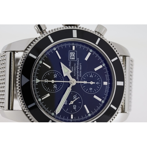 69 - BREITLING SUPEROCEAN HERITAGE CHRONO REFERENCE A13320 WITH BOX AND PAPERS 2016, 44mm stainless steel... 