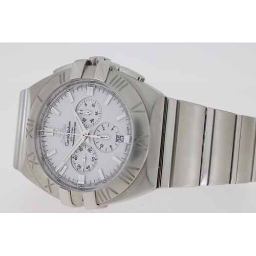 120 - OMEGA CONSTELLATION DOUBLE EAGLE CHRONOGRAPH AUTOMATIC CIRCA 2006, approx 44mm stainless steel case ... 