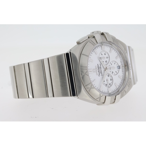 120 - OMEGA CONSTELLATION DOUBLE EAGLE CHRONOGRAPH AUTOMATIC CIRCA 2006, approx 44mm stainless steel case ... 