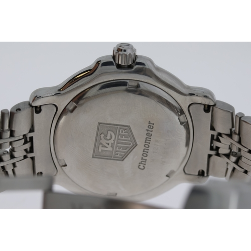 142 - TAG HEUER CHRONMETER REFERRENCE WH5111-2, silver dial, Arabic numerals, luminous mercades hands, chr... 