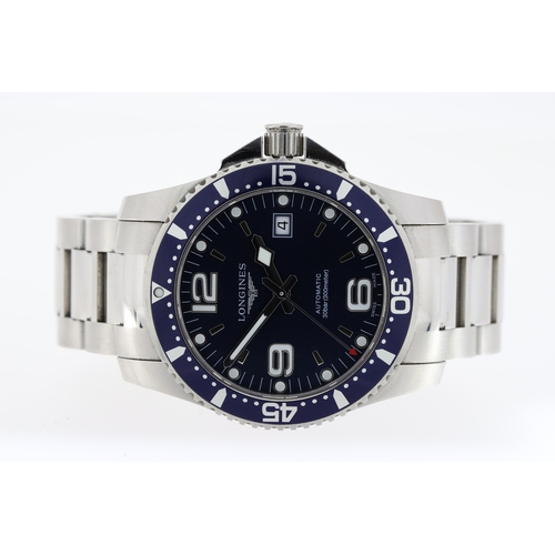 153 - LONGINES HYDRO CONQUEST AUTOMATIC WRISTWATCH REFERENCE L3.742.4, approx 41mm stainless steel case an... 