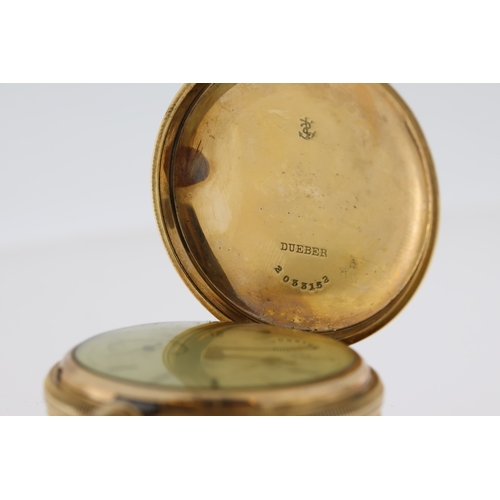 160 - *TO BE SOLD WITHOUT RESERVE* COHN BROS. GOLD PLATED POCKET WATCH (AS FOUND) approx 41mm gold plated ... 