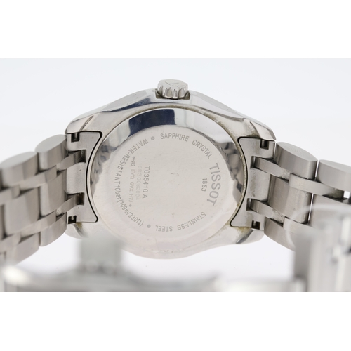 194 - TISSOT PR 50 QUARTZ WATCH REFERENCE T035410A, 41mm stainless steel case with snap on case back. A wh... 