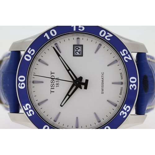 TISSOT SWISSMATIC REFERENCE T106407A AUTOMATIC WITH BOX AND PAPERS circular white dial with baton h