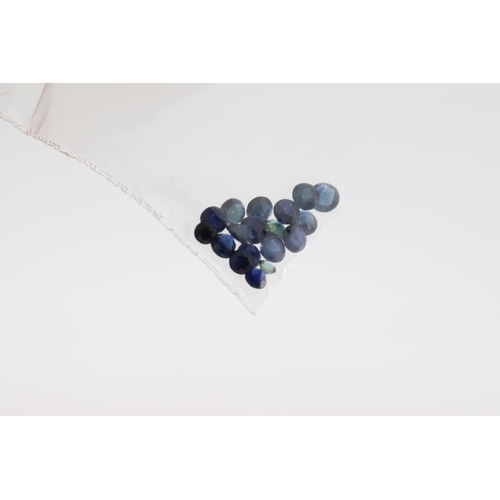 1065 - Parcel of unmounted mixed round-cut sapphires, 2.82ct