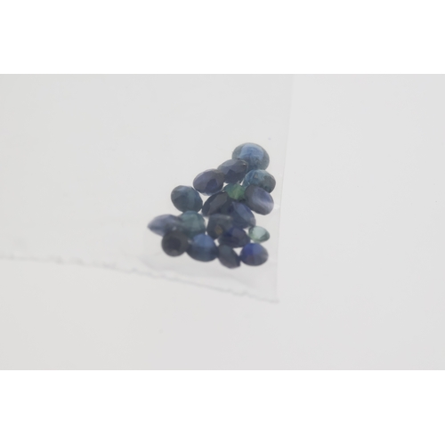 1065 - Parcel of unmounted mixed round-cut sapphires, 2.82ct