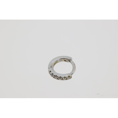 1094 - Hallmarked 375/9ct, diamond set