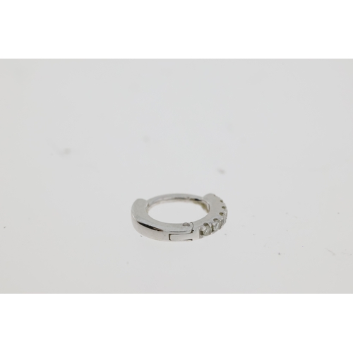 1094 - Hallmarked 375/9ct, diamond set