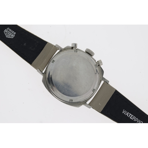 10 - VINTAGE HEUER CAMARO 12 REFERENCE 7220 NT CIRCA 1968, circular grey dial with three black subsidiary... 