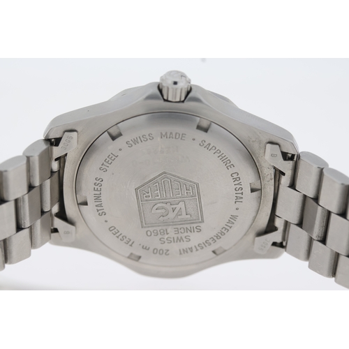14 - TAG HEUER 2000 CLASSIC, QUARTZ WATCH REFERENCE WK1110-0 W/BOX AND PAPERS 2001. Approx 37mm stainless... 