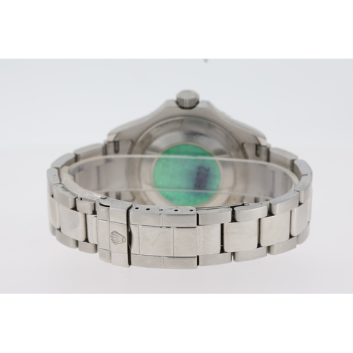 21 - ROLEX YACHTMASTER 40 REFERENCE 16622 CIRCA 2005, circular silver dial with applied hour markers, mer... 