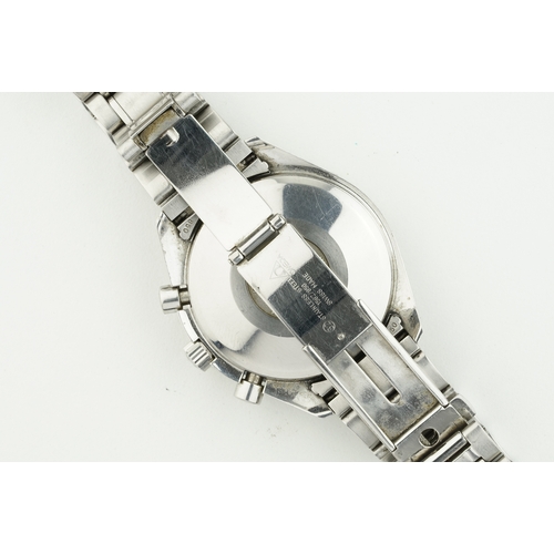 219 - OMEGA SPEEDMASTER DAY DATE CALENDAR AUTOMATIC CHRONOGRAPH W/ GUARANTEE CARD REF. 35233000, circular ... 