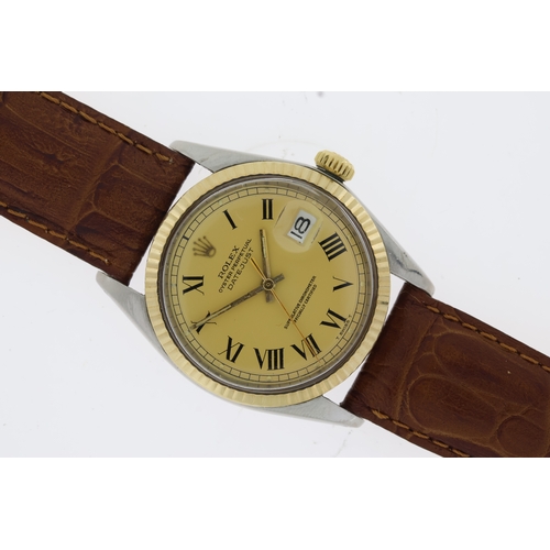 ROLEX DATEJUST 36 BLUCKLEY DIAL REFERENCE 1603 CIRCA 1977