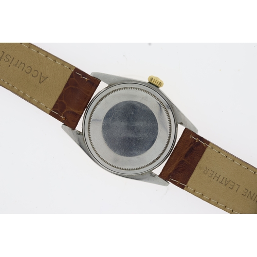 22 - ROLEX DATEJUST 36 BLUCKLEY DIAL REFERENCE 1603 CIRCA 1977, circular champagne 'Buckley' dial with ro... 