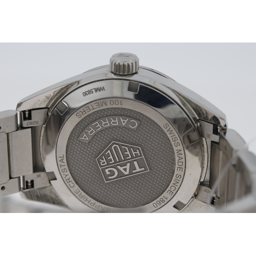 48 - TAG HEUER CARRERA, MOP, QUARTZ WATCH REFERENCE WBK1311, W/BOX AND PAPERS 2020. Approx 36mm stainless... 