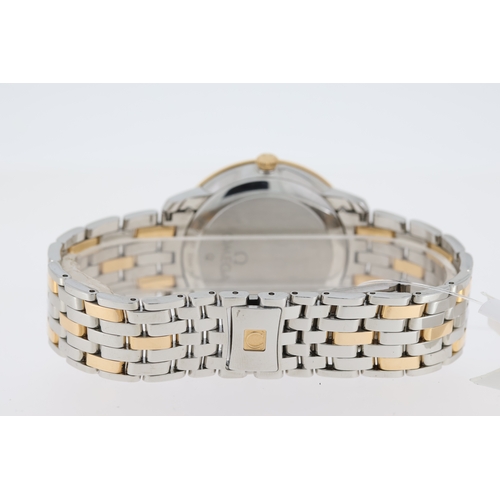 7 - OMEGA DE VILLE CO-AXIAL CHRONOMETER AUTOMATIC WATCH W/BOX, Approx 37mm stainless steel case. Silver ... 
