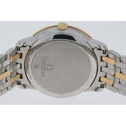 7 - OMEGA DE VILLE CO-AXIAL CHRONOMETER AUTOMATIC WATCH W/BOX, Approx 37mm stainless steel case. Silver ... 