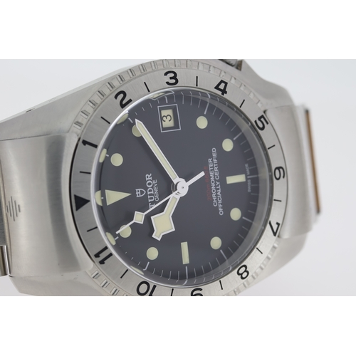 9 - TUDOR BLACK BAY P01 REFERENCE 70150 BOX AND PAPERS 2021, circular black dial with cream hour markers... 