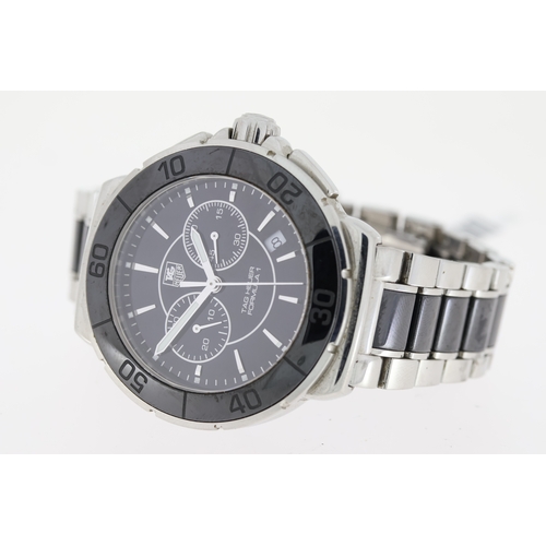 106 - TAG HEUER FORMULA 1 CERAMIC CHRONOGRAPH QUARTZ WATCH REFERENCE CAH1210, Approx 41mm stainless steel ... 