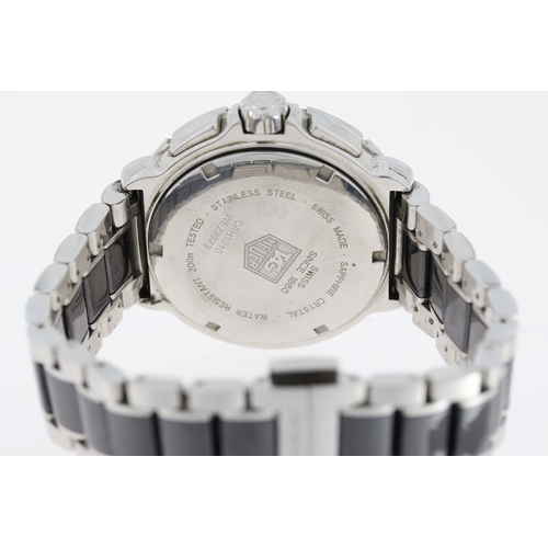 106 - TAG HEUER FORMULA 1 CERAMIC CHRONOGRAPH QUARTZ WATCH REFERENCE CAH1210, Approx 41mm stainless steel ... 