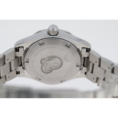 114 - LADIES AQUARACER 300M MOP QUARTZ WATCH REFERENCE WAF1414. Approx 28mm stainless steel case with a sc... 