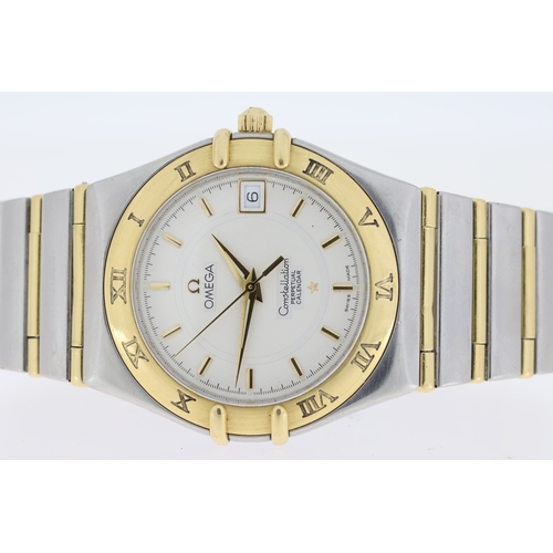 116 - OMEGA CONSTELLATION QUARTZ 'DOUBLE EAGLE' CIRCA 1998, circular cream dial with baton hour markers, d... 