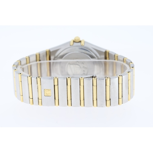 116 - OMEGA CONSTELLATION QUARTZ 'DOUBLE EAGLE' CIRCA 1998, circular cream dial with baton hour markers, d... 