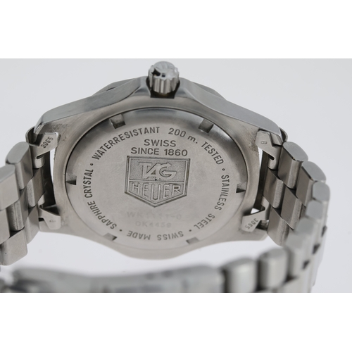 124 - TAG HEUER 2000 QUARTZ WATCH W/PAPERS 2010, REFERENCE WK1111-0. Approx 39mm stainless steel case with... 