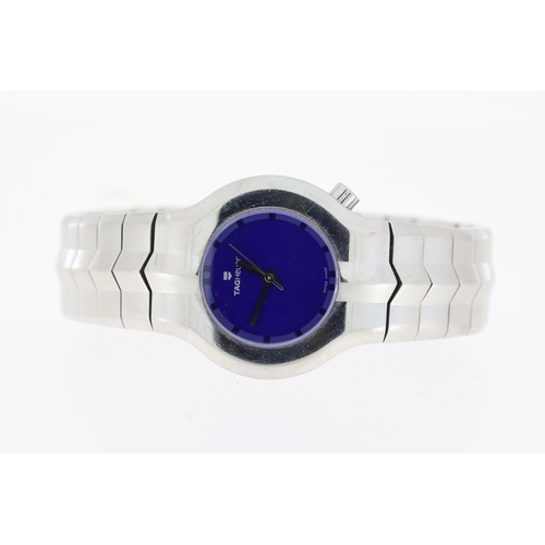 143 - TAG HEUER ALTER EGO REFERENCE WP313-0, circular sunburst blue dial, approx 29mm stainless steel case... 