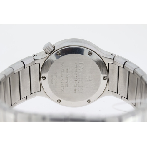 143 - TAG HEUER ALTER EGO REFERENCE WP313-0, circular sunburst blue dial, approx 29mm stainless steel case... 