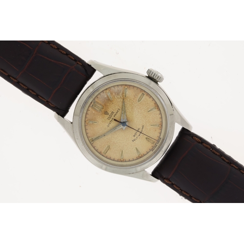 197 - VINTAGE TUDOR OYSTER PRINCE REFERENCE 7909 CIRCA 1950's, circular patina dial with baton hour marker... 