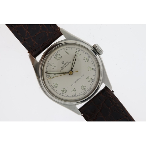 210 - VINTAGE ROLEX OYSTER ROYAL REFERENCE 6044, circular white dial with arabic numeral hour markers, app... 