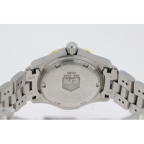 27 - LADIES TAG HEUER AQUARACER QUARTZ WATCH REFERENCE WN1353 W/BOX, Approx 28mm stainless steel case wit... 