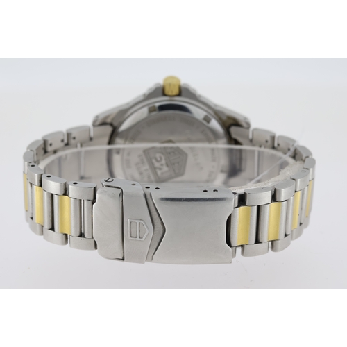 28 - TAG HEUER 4000 PROFESSIONAL 200M QUARTZ WATCH REFERENCE WF1220-KO W/BOX, Approx 34mm stainless steel... 