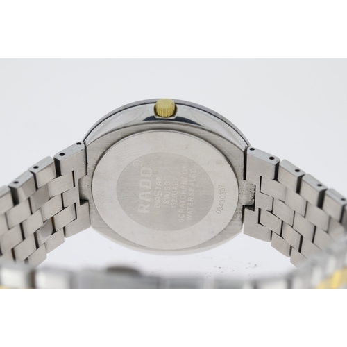 30 - RADO DIASTAR QUARTZ WATCH REFERENCE 152.0343.3 W/BOX AND PAPERS 1999, Approx 35.5mm stainless steel ... 