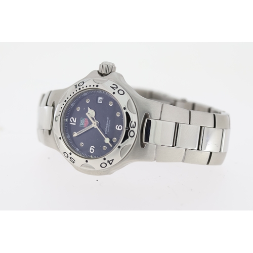 43 - LADIES TAG HEUER KIRIUM QUARTZ WATCH REFERENCE WL1312 WBOX, Approx 28mm stainless steel case with a ... 