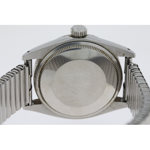 64 - VINTAGE ROLEX AIR KING DATE REFERENCE 5700 CIRCA 1968, circular silver dial with baton hour markers,... 