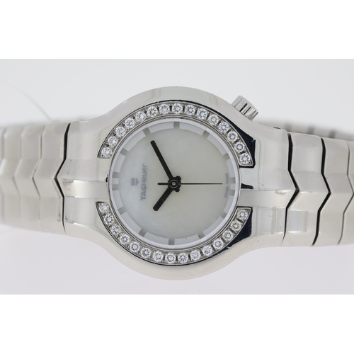 LADIES TAG HEUER ALTER EGO DIAMOND SET MOP QUARTZ WATCH REFERENCE