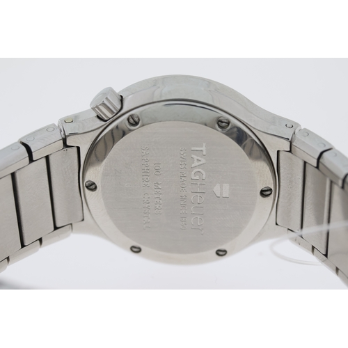 77 - LADIES TAG HEUER ALTER EGO DIAMOND SET MOP QUARTZ WATCH REFERENCE WP1317-0, Approx 29mm stainless st... 